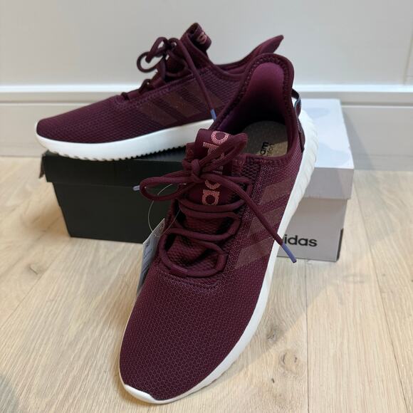 Adidas Kaptir X women’s running shoes 11 Burgundy Wine NEW EF0078 - Picture 1 of 12